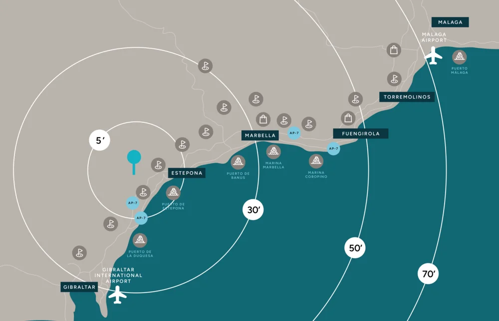 Mapa de Alcazaba Lagoon